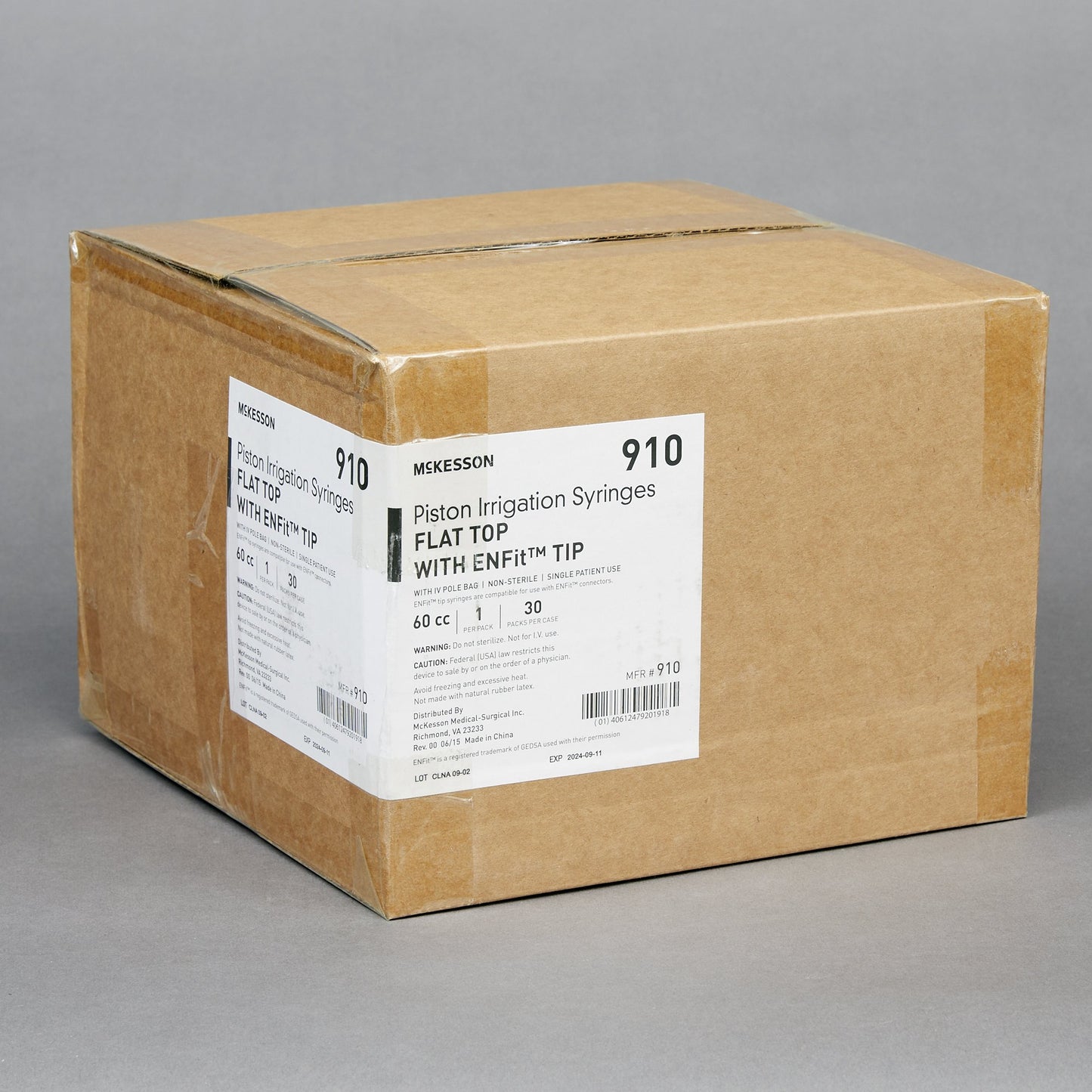 McKesson Enteral Feeding / Irrigation Syringe, 60 mL