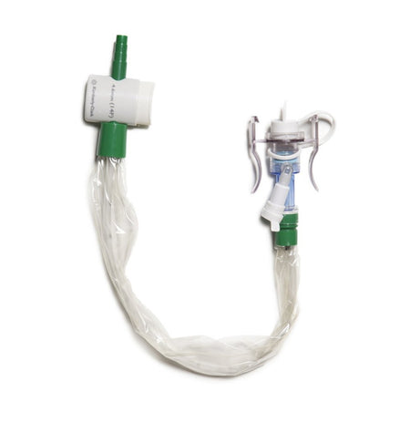 Kimvent® Qwik Clip Style Closed Suction Catheter, Tracheostomy Type, 12 Inch Length