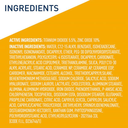 Sunscreen CeraVe® Hydrating Mineral Sunscreen Medium Sheer Tint SPF30 Lotion 1.7 oz. Tube