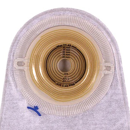 Assura® Deep Convex 1-Piece Transparent Urostomy Pouch, 22mm Stoma