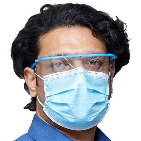 Southmedic SMI9210-100 Eye Shield Clear Choice Clear Tint Clear Frame Over Ear One Size Fits Most