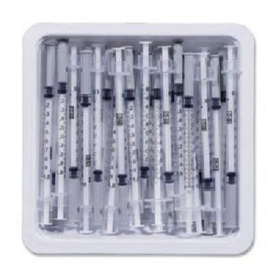 BD 305540 PrecisionGlide Allergy Tray, Thin Wall, NonSafety, 1mL 27g x ½", Each