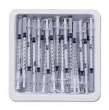BD PrecisionGlide Allergy Tray, Thin Wall, NonSafety, 1mL 27g x ½
