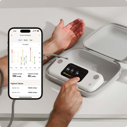 Digital Blood Pressure Monitor Smarthealth Adult Cuff 20 to 40 cm Desk Model