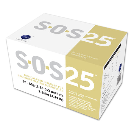 Vitaflo USA LLC 1143635 Oral Supplement S.O.S. 25 Neutral Flavor Powder 52 Gram Individual Packet