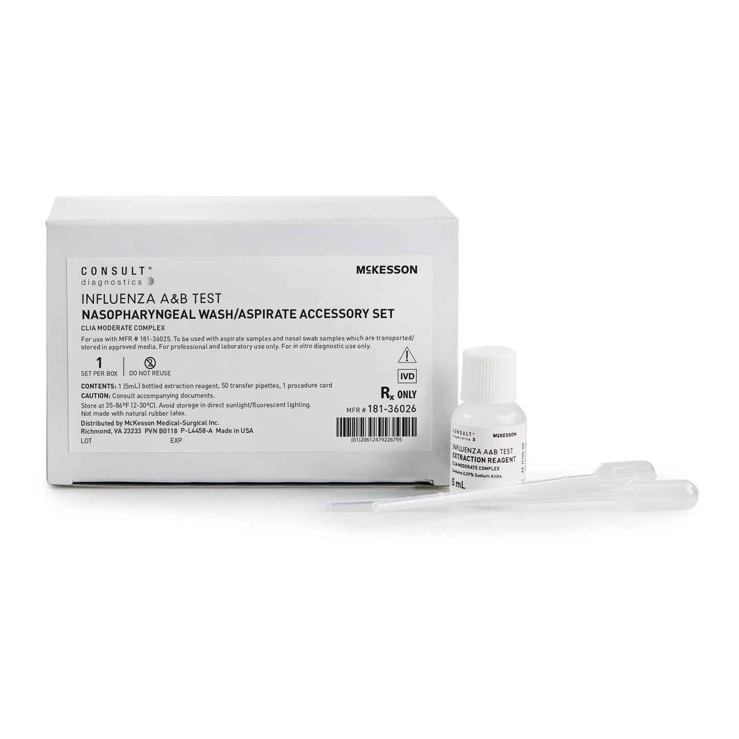 McKesson Consult® Flu Test Accessory Set