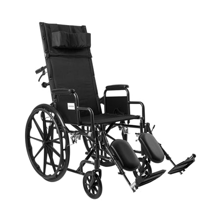 McKesson 1065290 Reclining Wheelchair, 18-Inch Seat Width