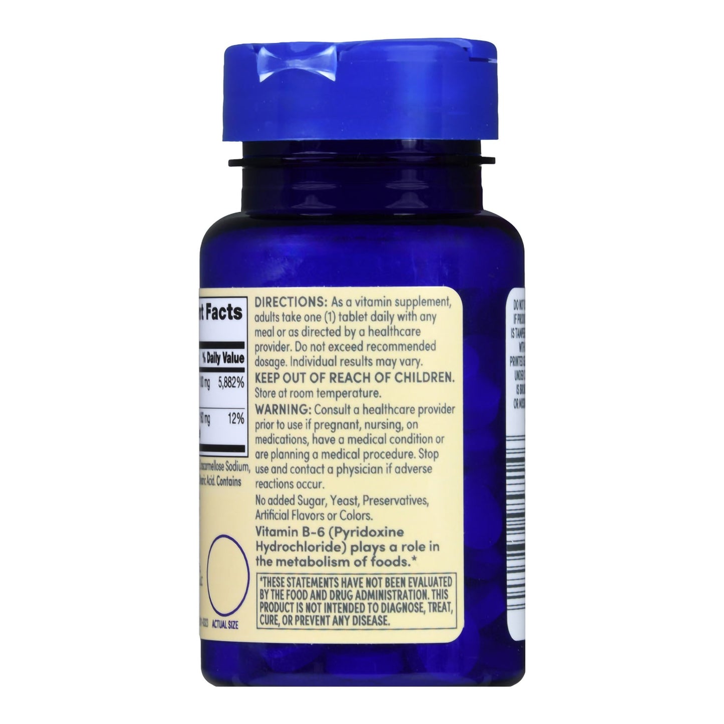 Foster & Thrive™ Vitamin B-6 100 mg Tablets