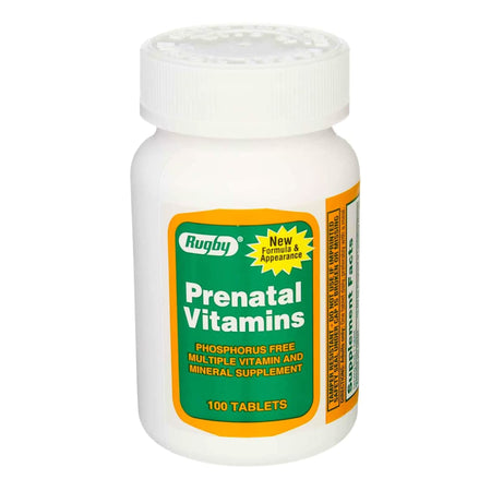 Major Pharmaceuticals 536408501 Rugby Prenatal Multiple Vitamin and Mineral Supplement