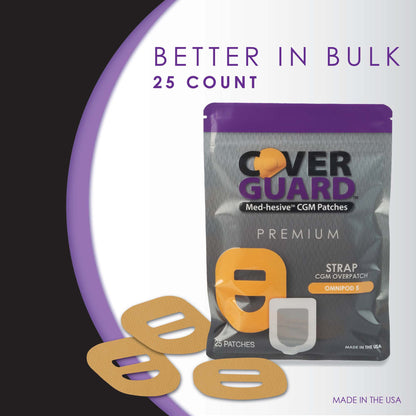 Sensor Overpatch CoverGuard Tan For Omnipod 5 Sensor