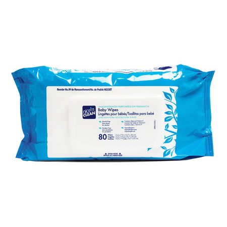 Nice'n Clean® Unscented Baby Wipes, Soft Pack