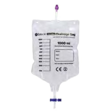 Enteral Drainage Bag ENFit® Without Tubing 1000 mL Sterile ENFit® Connector Barrier