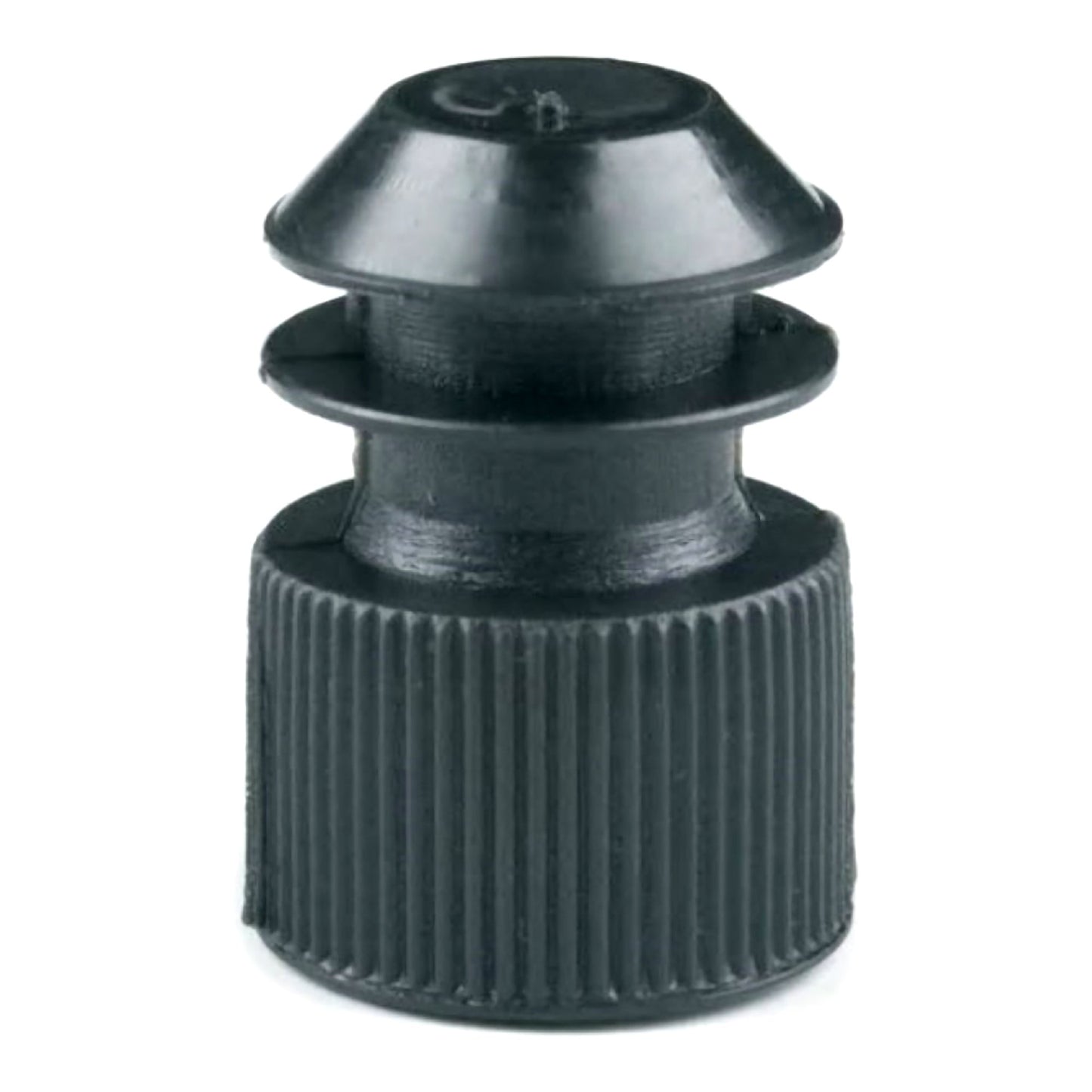 McKesson Tube Closure Polyethylene Flanged Plug Cap Black 13 mm For Use with 13 mm Blood Drawing Tubes, Glass Test Tubes, Plastic Culture Tubes NonSterile