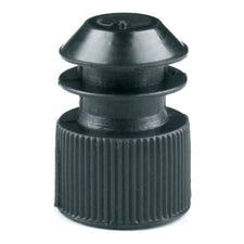 McKesson Tube Closure Polyethylene Flanged Plug Cap Black 13 mm For Use with 13 mm Blood Drawing Tubes, Glass Test Tubes, Plastic Culture Tubes NonSterile