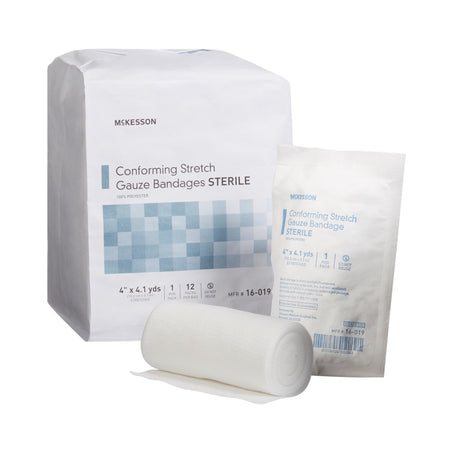McKesson 16-019 Sterile Conforming Bandage, 4 Inch x 4-1/10 Yard