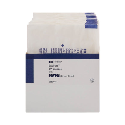 Excilon™ I.V. / Drain Split Dressing, 2 x 2 inch, Six-Ply