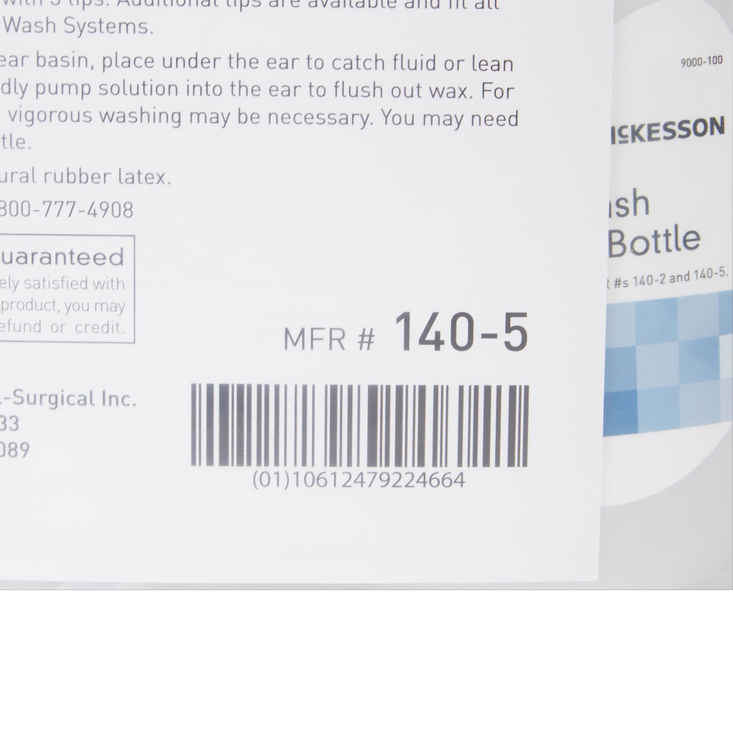 McKesson Ear Wash System with Rigid Tube and Three Eartips