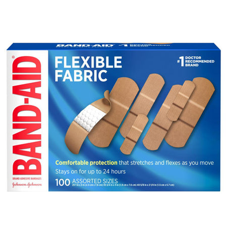 Johnson & Johnson 38137115078 Band-Aid Flexible Fabric Adhesive Strip