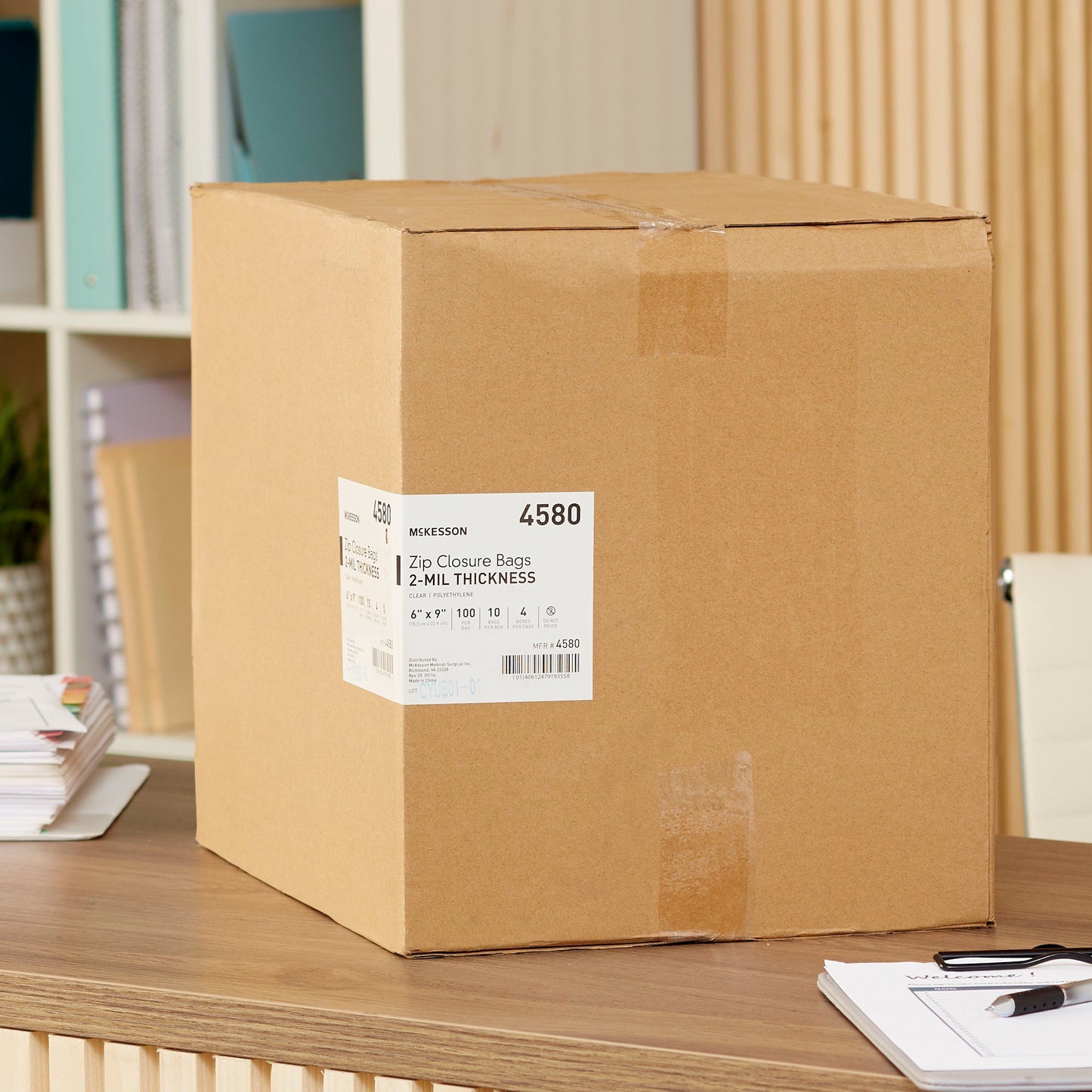 McKesson Zip Closure Bag, 6 x 9 Inches