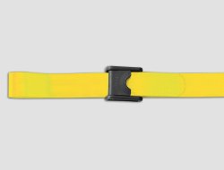 Gait Belt Posey® EZ Clean 60 Inch Length Yellow Polyurethane Coated Webbing