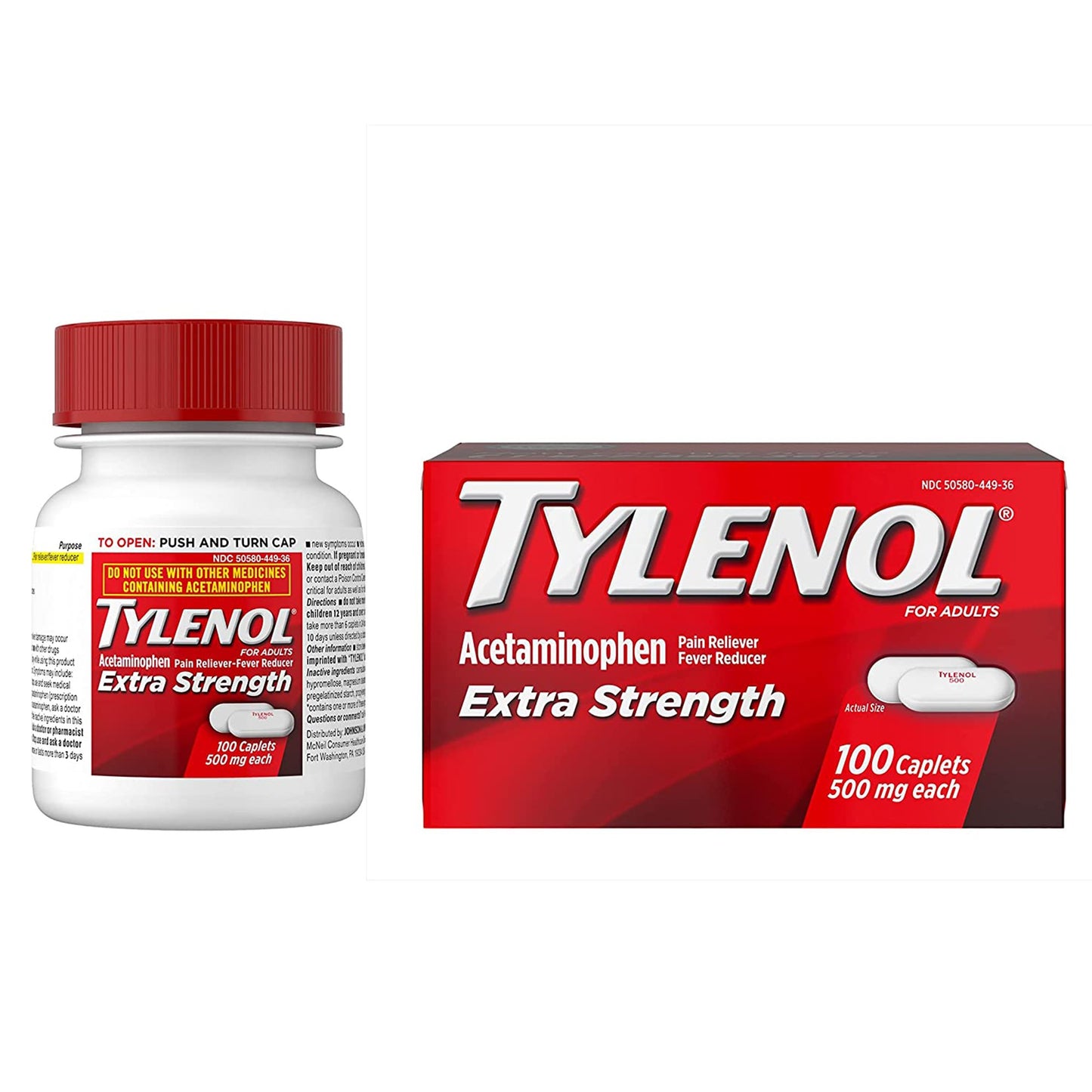 Tylenol® Extra Strength Acetaminophen Pain Relief