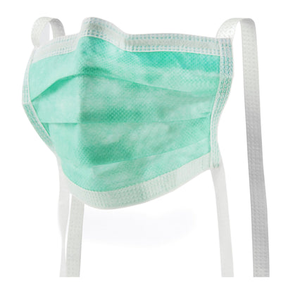 McKesson Classic Style Anti-Fog Surgical Mask, Green