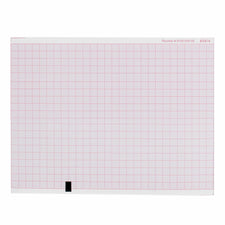 Recording Chart Paper Z-Fold Red Grid
