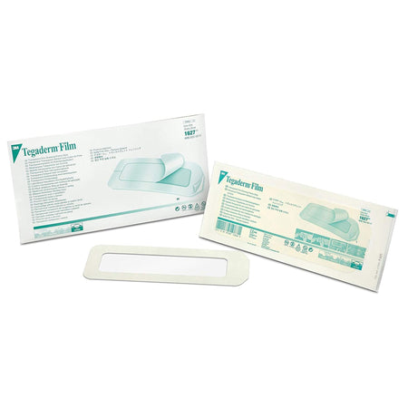 Solventum 1627 3M Tegaderm Transparent Film Dressing, 4 x 10 Inch