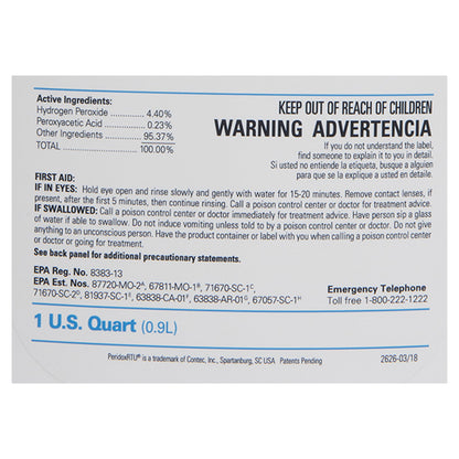 PeridoxRTU® Sporicidal Peroxide Based Surface Disinfectant Cleaner, 32 ounces