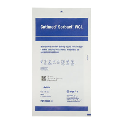 Cutimed Sorbact WCL Antimicrobial Wound Contact Layer Dressing, 4 x 8 inch by BSN Medical product image - view 3