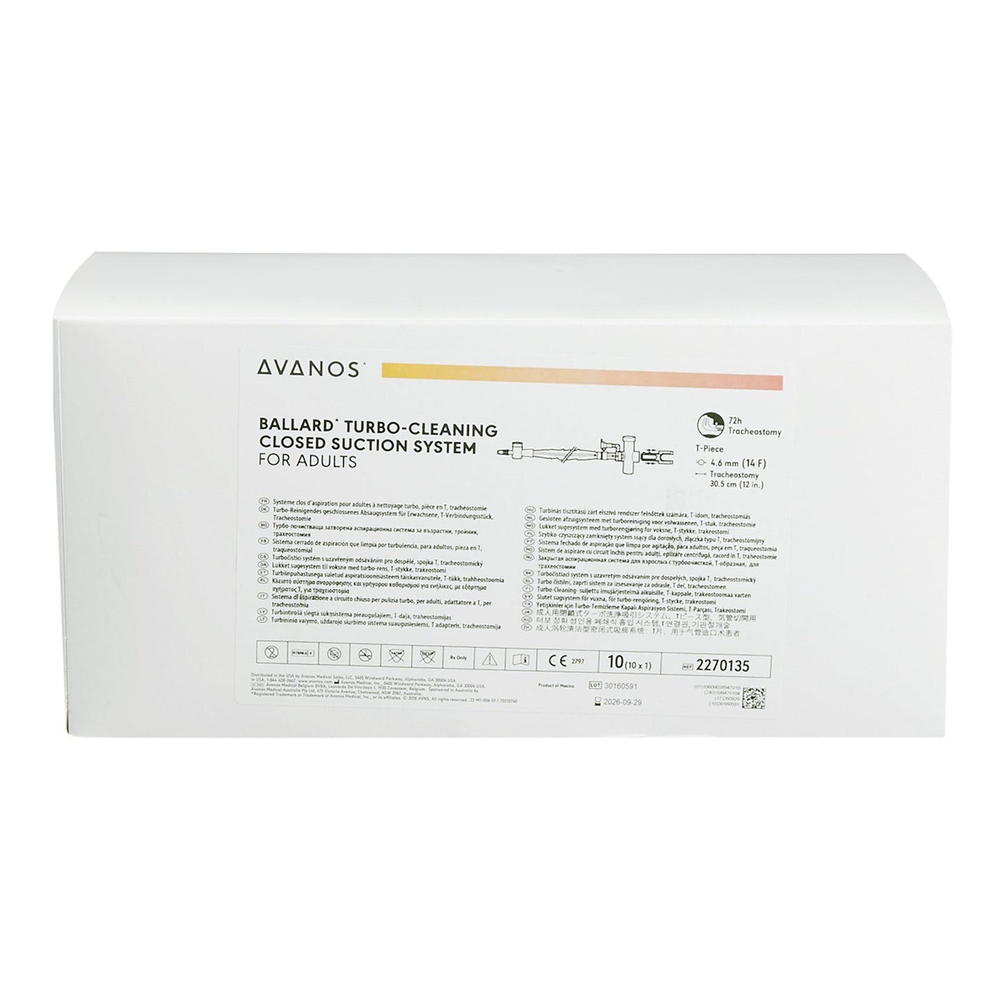 Halyard Ballard® Turbo-Cleaning Closed Suction Catheter