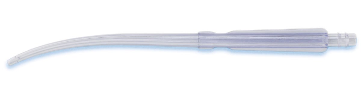 Suction Tube Handle Medline Flexible Type Flanged Tip Yankauer Style Non-Vented Sterile