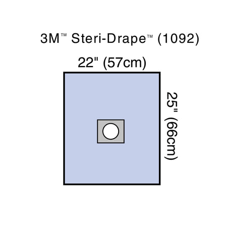 3M Steri-Drape Sterile Small Surgical Drape, 22 x 25 Inch by Solventum Corporation product image