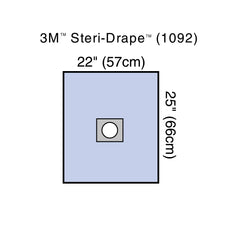 3M™ Steri-Drape™ Sterile Small Surgical Drape, 22 x 25 Inch