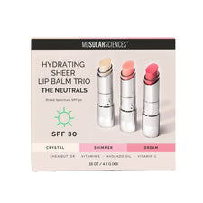MDSolarSciences® Hydrating Sheer Lip Balm, Neutrals Trio