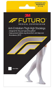 3M Futuro™ Anti-Embolism Moderate Compression Thigh-Hi Stockings Medium/Regular