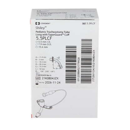 Cuffed Tracheostomy Tube Shiley™ Size 5.5 Adult