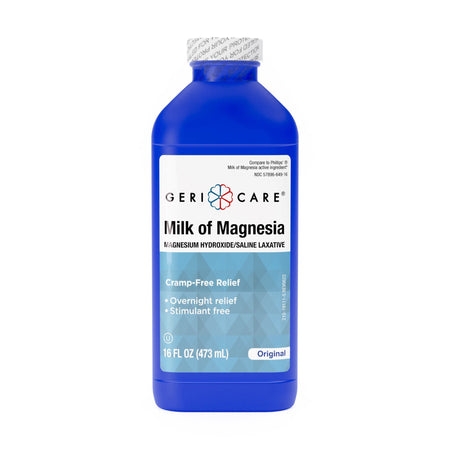 Geri-Care QMOM-16-GCP Magnesium Hydroxide Laxative