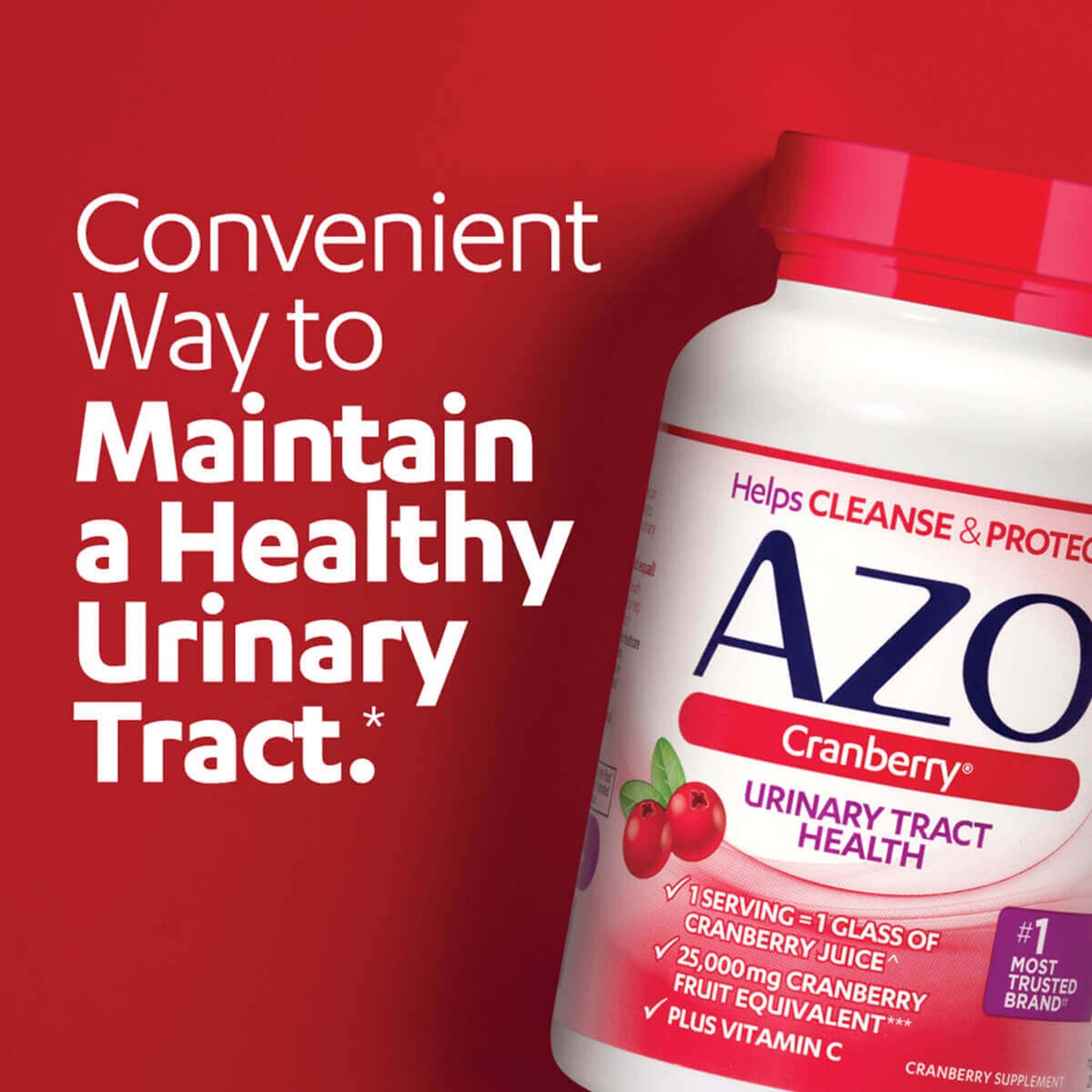 AZO Cranberry® Urinary Tract Health Softgels