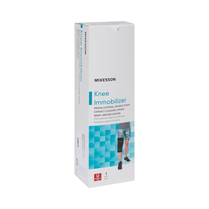McKesson Knee Immobilizer, 12-Inch Length, One Size Fits Most