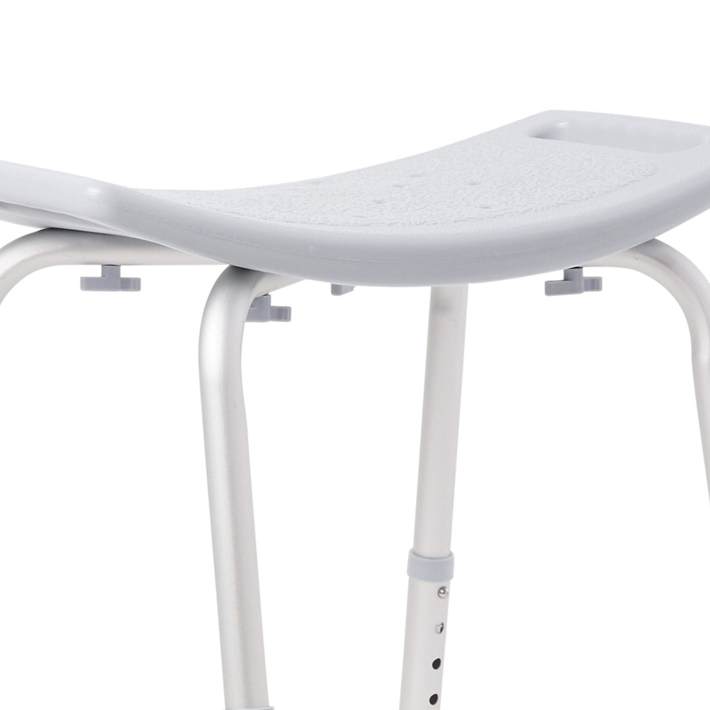 McKesson Aluminum Bath Bench Without Backrest, 15½ – 19½ Inch, Gray