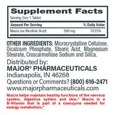Major® Vitamin B-3 Dietary Supplement