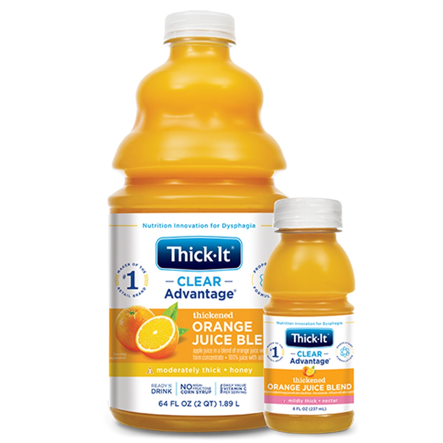 Thick-It Clear Advantage Nectar Consistency Orange Thickened Beverage