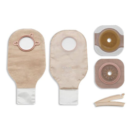 Hollister 19103 New Image 2-Piece Clear Ileostomy/Colostomy Pouch, 57mm Flange