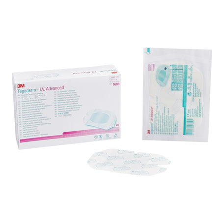 3M 1688 Tegaderm IV Advanced Securement Dressing, 4 x 4¾ Inch