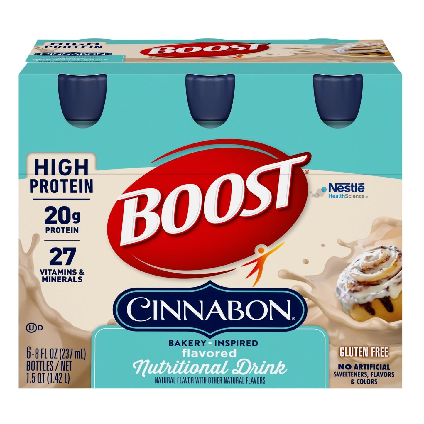 Boost® High Protein Cinnabon Complete Nutritional Drink, 8-ounce Bottle
