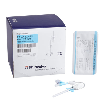 Nexiva™ Closed IV Catheter, 22 Gauge
