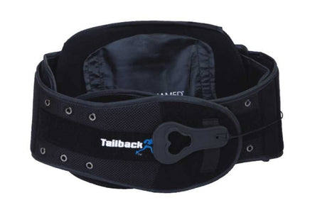 Back Brace Tailback 42™ One Size Fits Most Hook and Loop with Single Pulley System Closure 25 to 56 Inch Waist Circumference Adult
