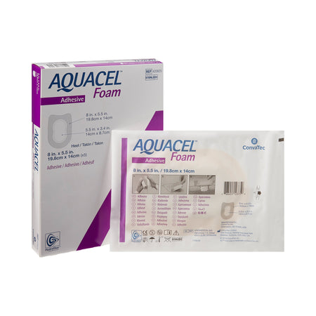 ConvaTec 420625 Aquacel Silicone Adhesive with Border Silicone Foam Dressing