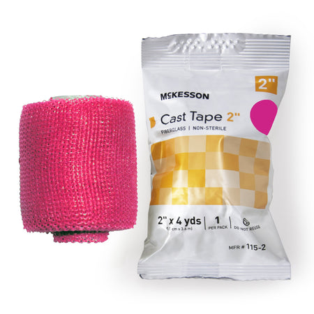 McKesson 115-2X Pink Cast Tape, 2 Inch x 4 Yard